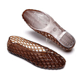 Women's Crystal Jelly Flats