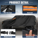 NNEOBA Full Car Cover for Jeep Wrangler JK 2/4 Door