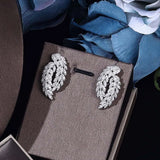 4-Piece Cubic Zirconia Bridal Jewelry Set – Necklace, Earrings, Bracelet & Ring