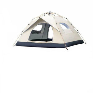 NNEOBA 3–4 Person Outdoor Quick-Opening Camping Tent Fully Automatic Ivory