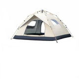 NNEOBA 3–4 Person Outdoor Quick-Opening Camping Tent Fully Automatic Ivory