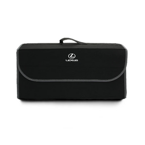 NNEOBA Large Car Seat Rear Storage Pouch–Soft Felt Trunk Organizer Bag Black