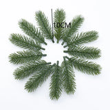 NNEOBA 100pcs 10cm Christmas Pine Needle Artificial Plants - DIY Garland & Tree Decoration