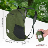 NNEOBA 18L Camping Backpack Green