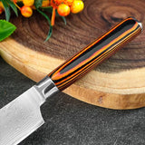 NNEOBA 3-Piece Premium Kitchen Knife Set Brown