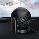 NNEOBA 12V 120W Portable Car Heater Defroster Fan Black