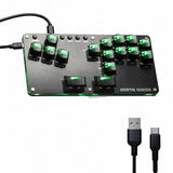 NNEOBA Leverless Arcade Fightstick Controller (Hitbox Style)