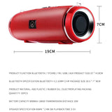 NNEOBA Bluetooth Speaker Mini Subwoofer Red