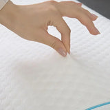 NNEOBA Orthopedic Memory Foam Side Sleeper Pillow Cervical Support White