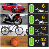NNEOBA 120W Wireless Electric Car Tire Inflator Portable Digital Air Compressor Black