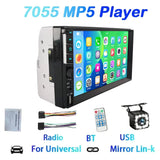 NNEOBA 7 2DIN Touchscreen Car Stereo Black