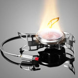 NNEOBA 3800W Folding Outdoor Gas Stove with 1.5L Pot Silver