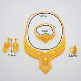 NNEOBA Gold Plated African Women’s Jewelry Set