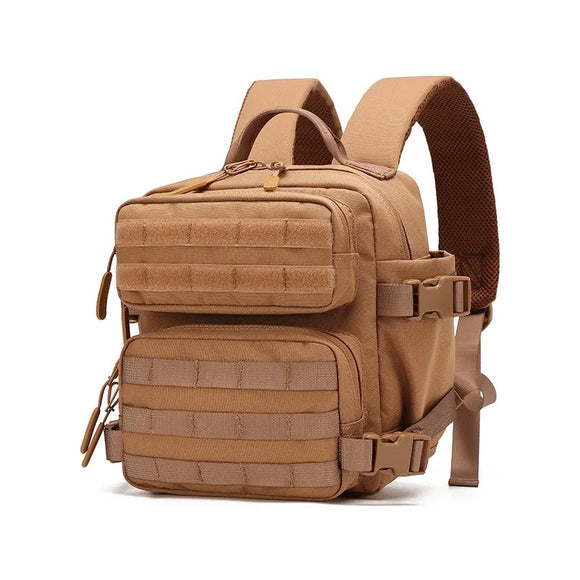 NNEOBA 9L Tactical Sport Backpack Bug Out Bag Khaki