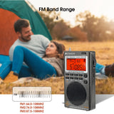 NNEOBA Fullband SSB Shortwave Radio Black