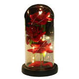 NNEOBA Rose Glass Cover Ornament