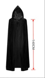 140CM Halloween Scary Costume Grim Reaper Costume for Boys Kids Costume with Glowing Red Eyes with Gloves Mask