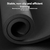 NNEOBA Extra Thick Non Slip Yoga Mat Durable NBR Rubber Black