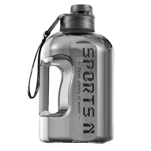 NNEOBA 2.7L Sports Water Bottle Grey
