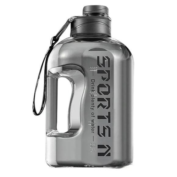 NNEOBA 2.7L Sports Water Bottle Grey