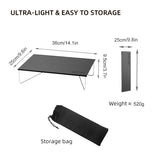 NNEOBA Pop-Up Outdoor Mini Folding Table Black