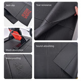 NNEOBA PVC Silent Yoga Mat – Anti-Slip, Shock-Absorbing Training Mat Black