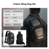 NNEOBA 10L Hardshell Camera Sling Bag Grey