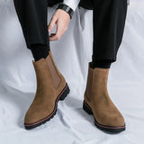 Men's Suede Chelsea Ankle Boots