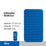 NNEOBA Double Air Mattress Inflatable Sleeping Pad Blue