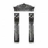3PCS Halloween Cemetery Archway Banner Decorations