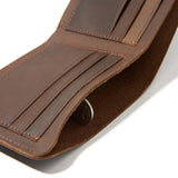 Full Cow Genuine Leather Men's Bifold Wallet
