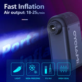 NNEOBA A2 Mini Portable Electric Bike Pump Cordless Aluminum Air Inflator Black
