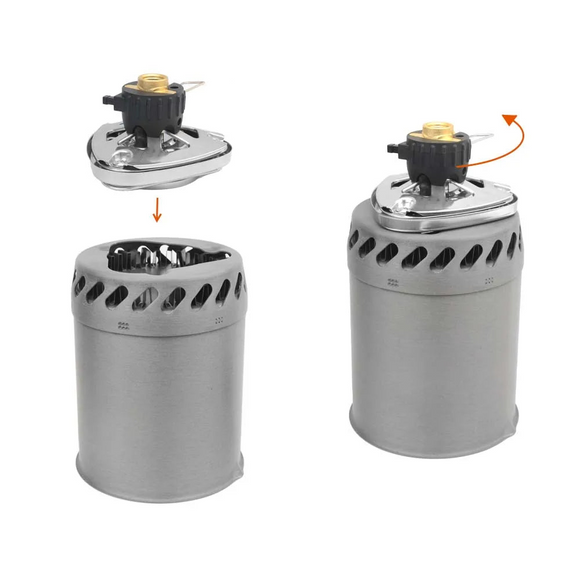 NNEOBA Outdoor Pot Burner Stove System Grey