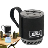 NNEOBA Jet Boiler Camping Stove Kit Portable Heat Exchanger Gas Stove Black