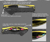 NNEOBA 2.4L Water-Resistant Triangle Frame Bag Crossbeam Pouch Yellow