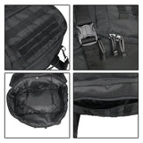 NNEOBA Tactical Molle Sport Travel Duffel Bag Black