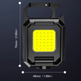 NNEOBA LED Mini Keychain Light Type-C Rechargeable Flashlight