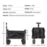 Foldable Utility Wagon Cart