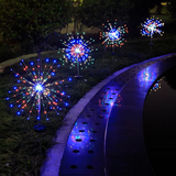 NNEOBA Solar Fireworks Lights Outdoor Decor