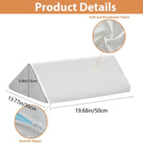 NNEOBA Memory Foam Wedge Pillow Body Positioner for Bedridden Support Grey