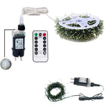 50M 1500-LED Warm Light Cluster Firecracker String Lights – AC-Powered