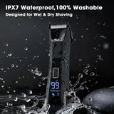NNEOBA Dual-Head Waterproof Body Trimmer with Foil Blade