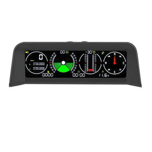 NNEOBA X90 GPS Speedometer & Inclinometer–Multi-Function Head-Up Display Black