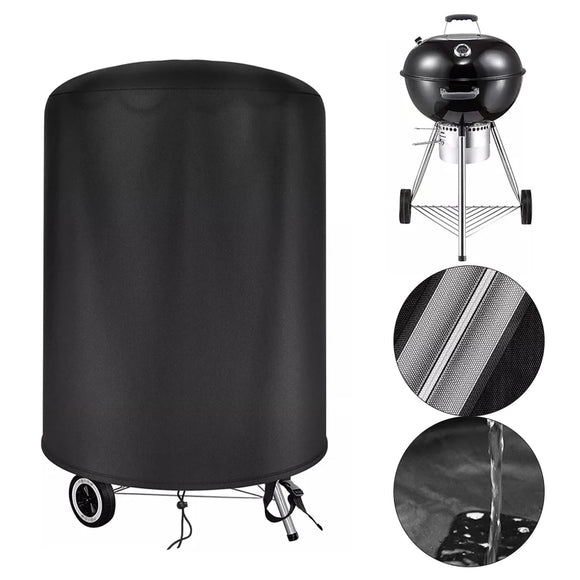 NNEOBA Waterproof Kettle BBQ Cover Black