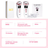 NNEOBA Mini HIFU & RF Facial Beauty Tool for Firming, Anti-Wrinkle, and Youthful Radiance