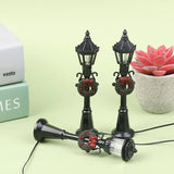 Christmas Mini Street Light Models 12 cm 4pcs