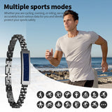 NNEOBA Pedometer Health Smart Bracelet Black