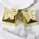 NNEOBA Glossy Gold Butterfly Candy Boxes