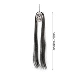 Halloween Hanging Long-Hair Ghost Skeleton LED Pendant 1Pcs