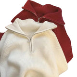 Women's Half-Zip Knit Sweater